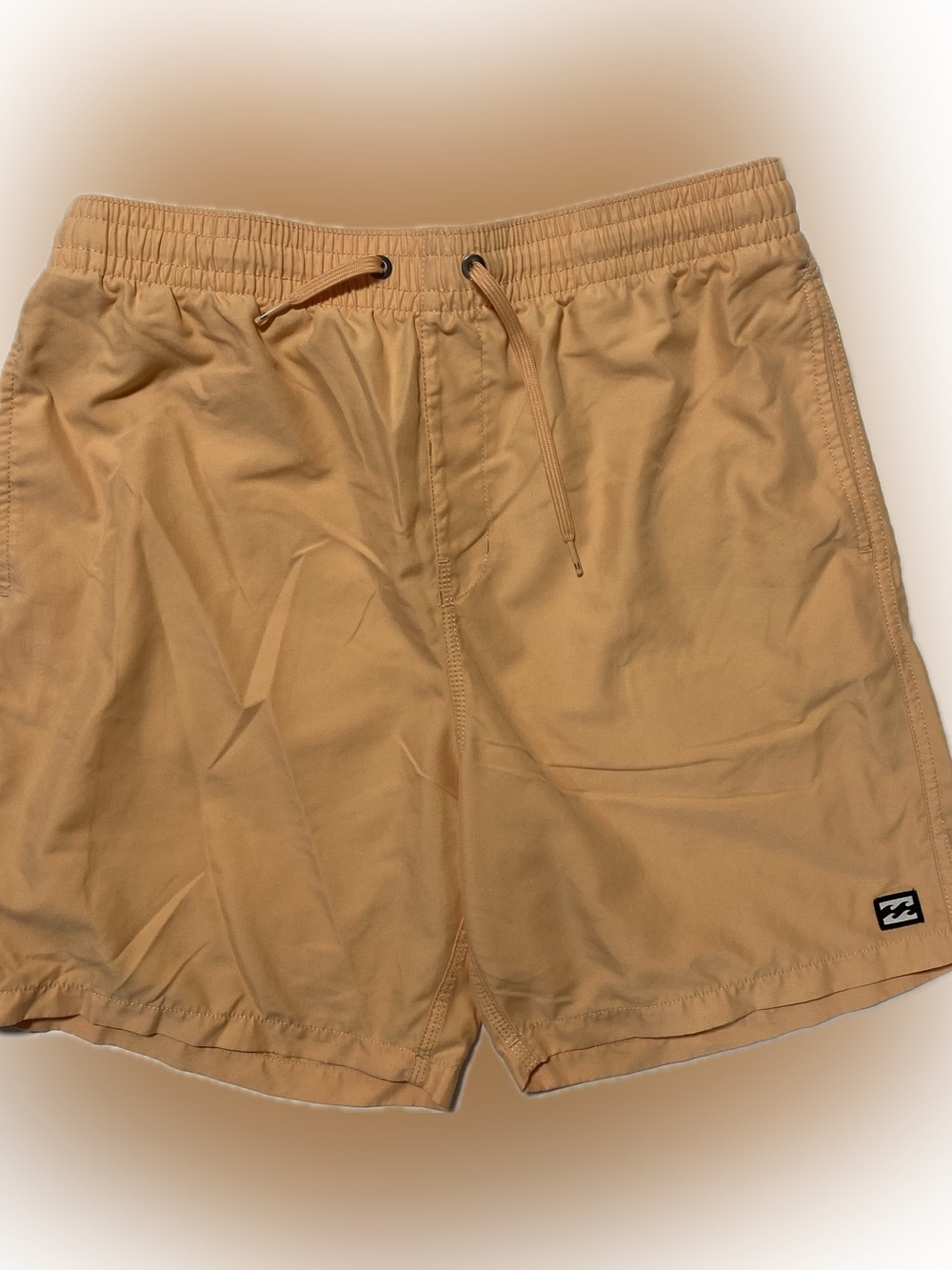Billabong Peach/Tan Elastic Waist Swim Shorts